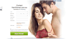 Desktop Screenshot of manwoman.com.au