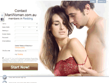 Tablet Screenshot of manwoman.com.au